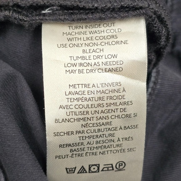 Maeve Pants Womens 26 Faded Black Flared Leg Midrise Twill - Picture 5 of 14